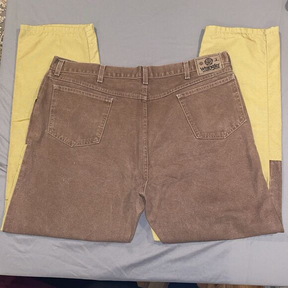 Wrangler Pro Gear Jeans Men's 42x32 (meas 41x30) Brush Guard Canvas Hunting - Picture 4 of 9